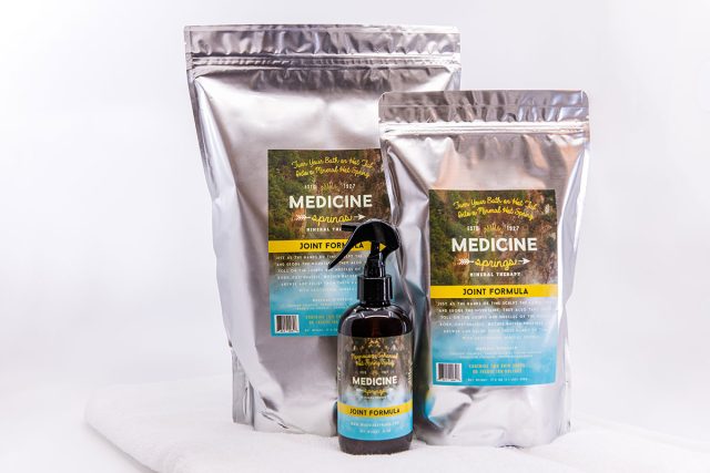 Three ways to get the Medicine Springs Joint Formula mineral therapy product.
